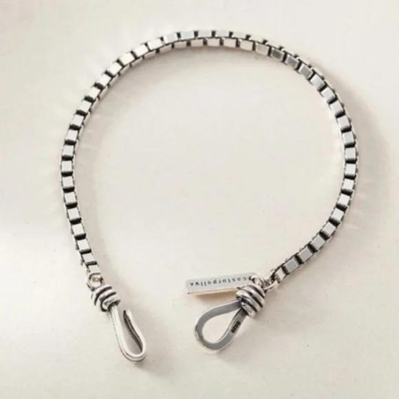 NEW CHAIN BRACELET 925 STERLING SILVER, NICE BRACELET, CUTE BRACELET - Picture 3 of 7